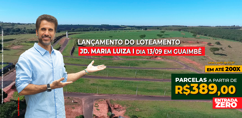 Lançamento em Guaimbê!
