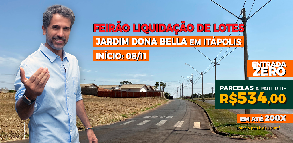 Feirão em Itápolis!