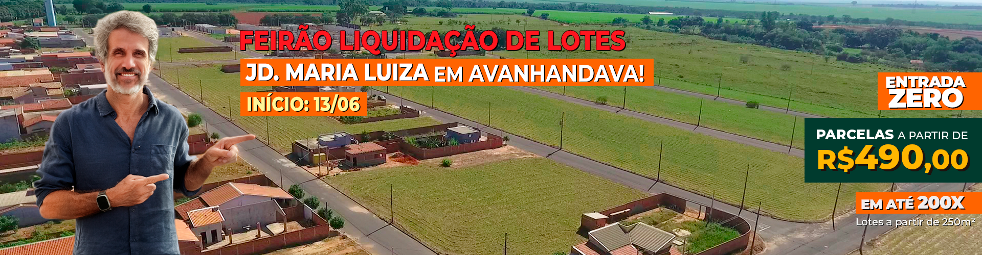 Feirão de Lotes em Avanhandava 2026
