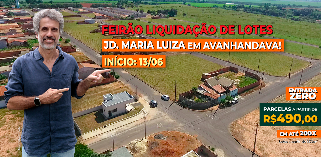 Feirão de Lotes em Avanhandava 2026