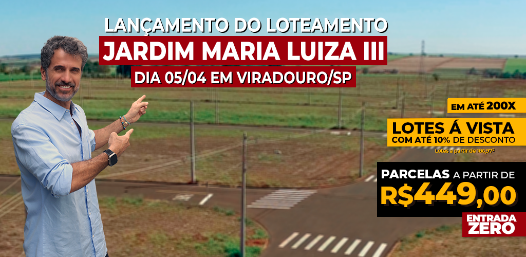 Lançamento em Viradouro!