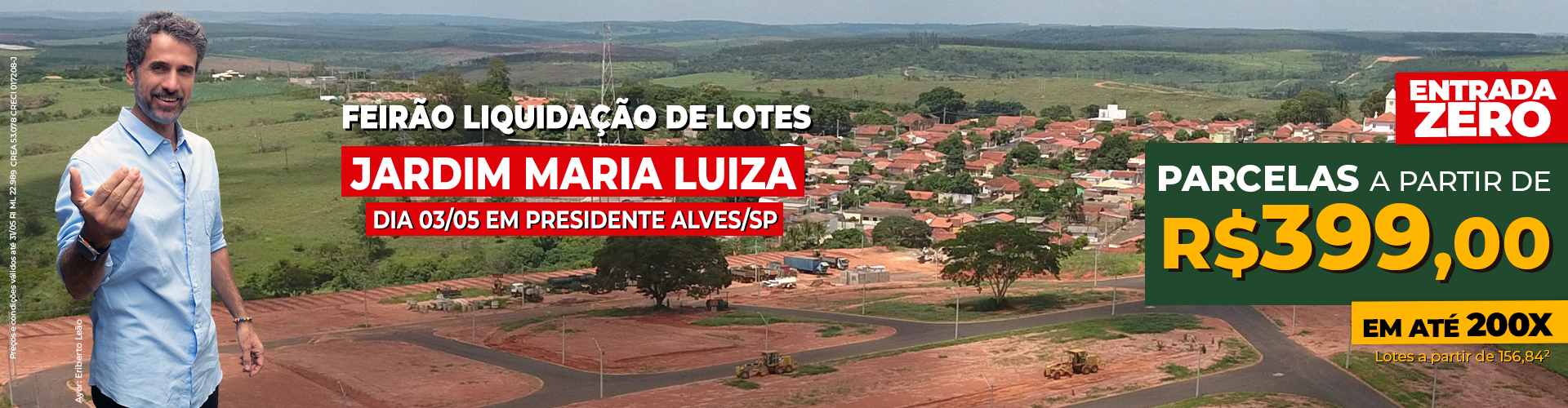 Lançamento em Presidente Alves!