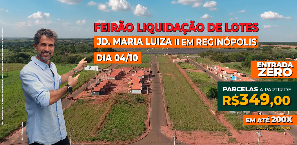 Feirão em Reginópolis!