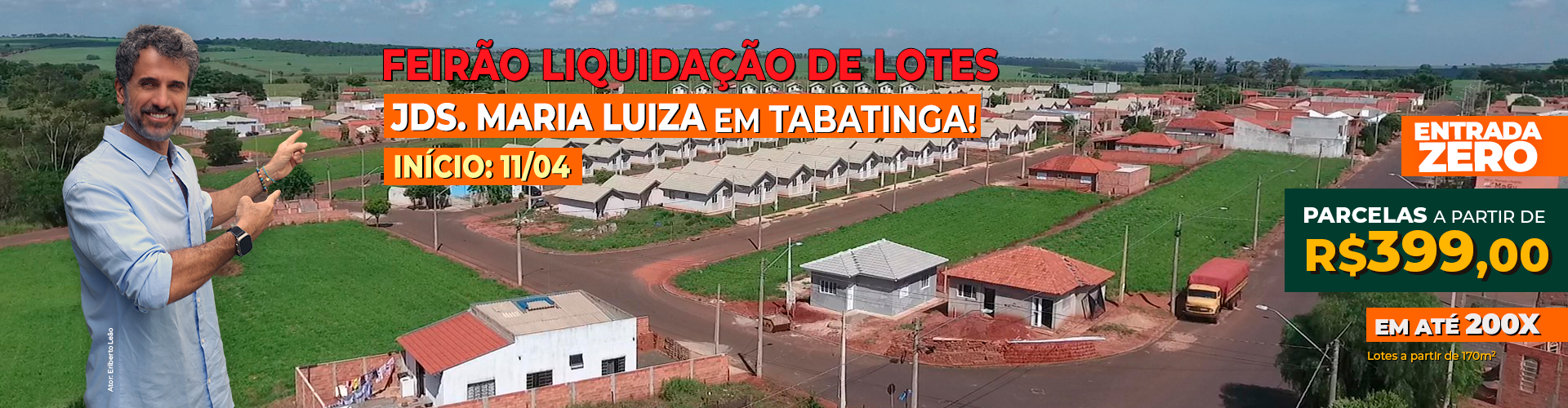 Feirão de Lotes em Tabatinga
