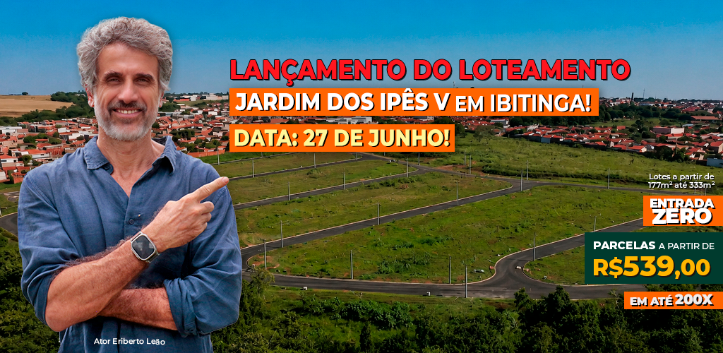Lançamento em Ibitinga!
