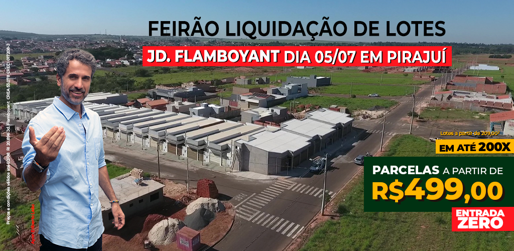 Lançamento em Pirajuí!